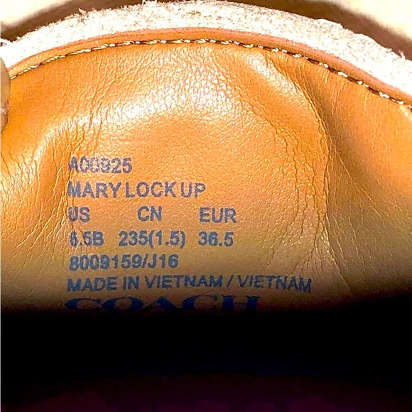 AUTHENTIC COACH MARY LOCKUP DRIVER LOAFERS - Picture 6 of 8